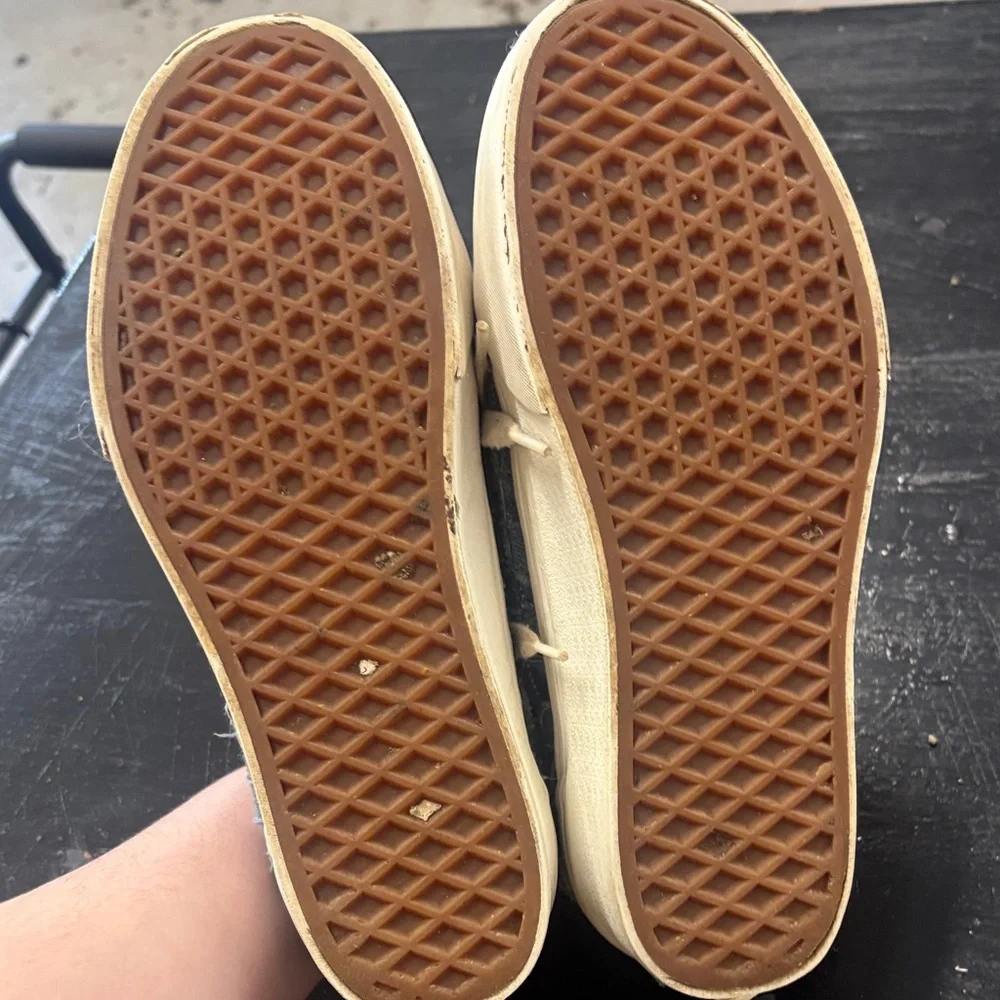 Vans Old Skool Stackform Woven Denim Sneakers Mens 7 Womens 8.5 - Picture 6 of 12